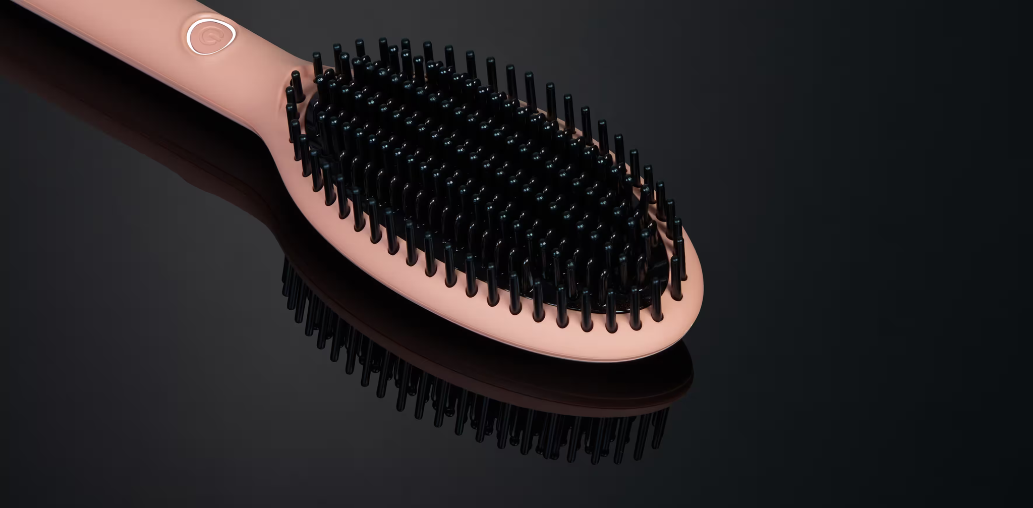 ghd Glide Hot Brush in Pink Peach Collection 2023 Eds Hair