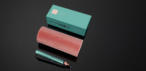 ghd Platinum+ Hair Straightener in Alluring Jade Green Limited Edition Christmas 2023 at Eds Hair Bramhall