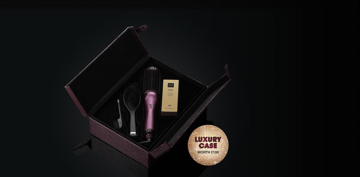 ghd Duet Blow Dry Brush LE Cherry Chic (2025) at Eds Hair Bramhall (Manchester)