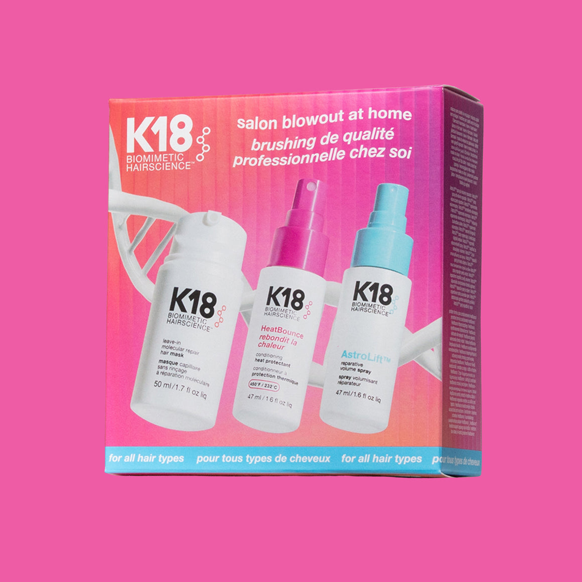 K18 Salon Blowout At Home Set at Eds Hair Bramhall