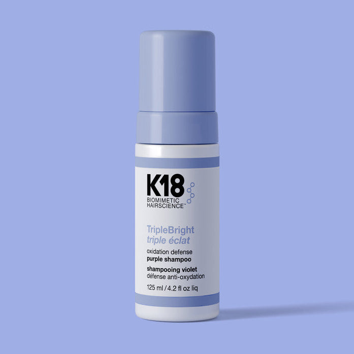 K18 Triple Bright Oxidation Defense Purple Shampoo 125ml at Eds Hair Bramhall