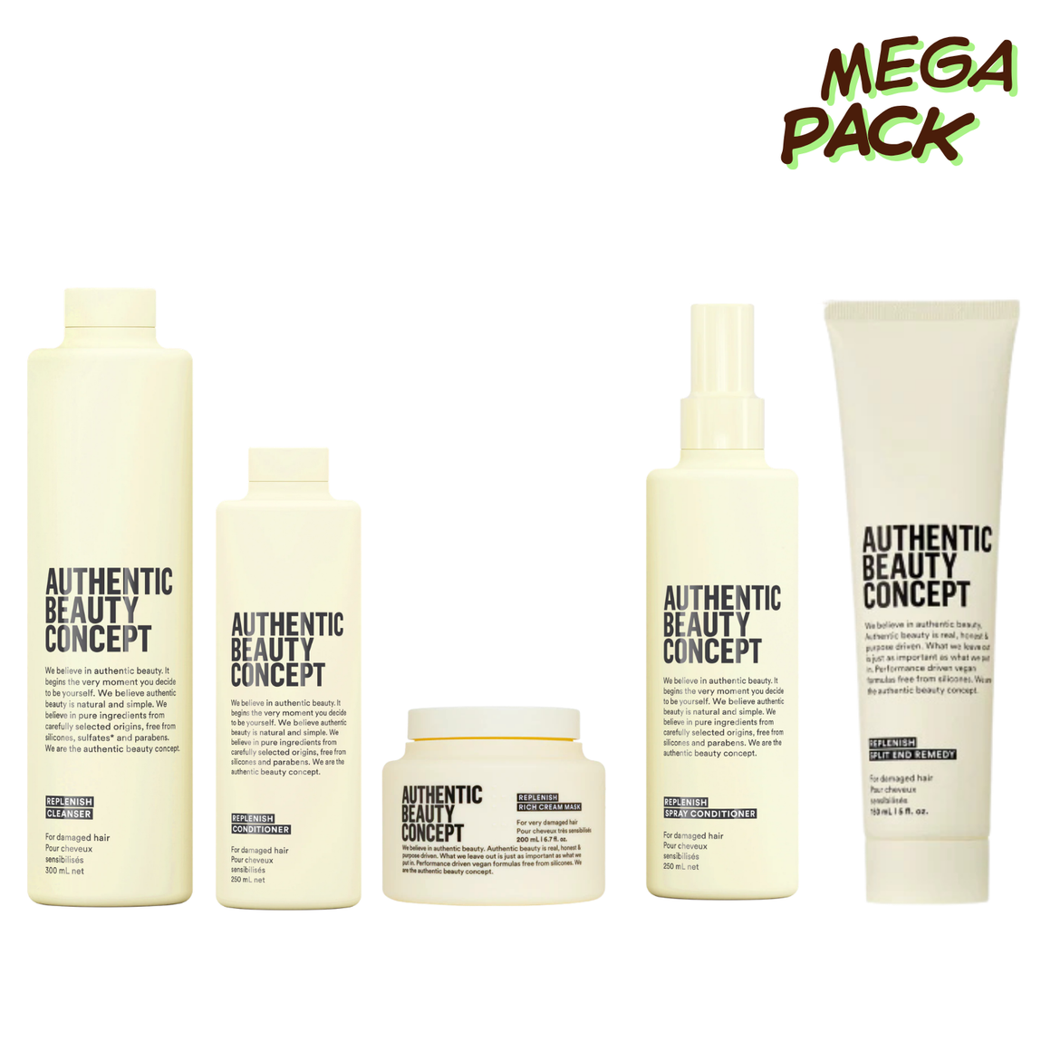 Authentic Beauty Concept Replenish Complete Hair Care Kit at Eds Hair Bramhall