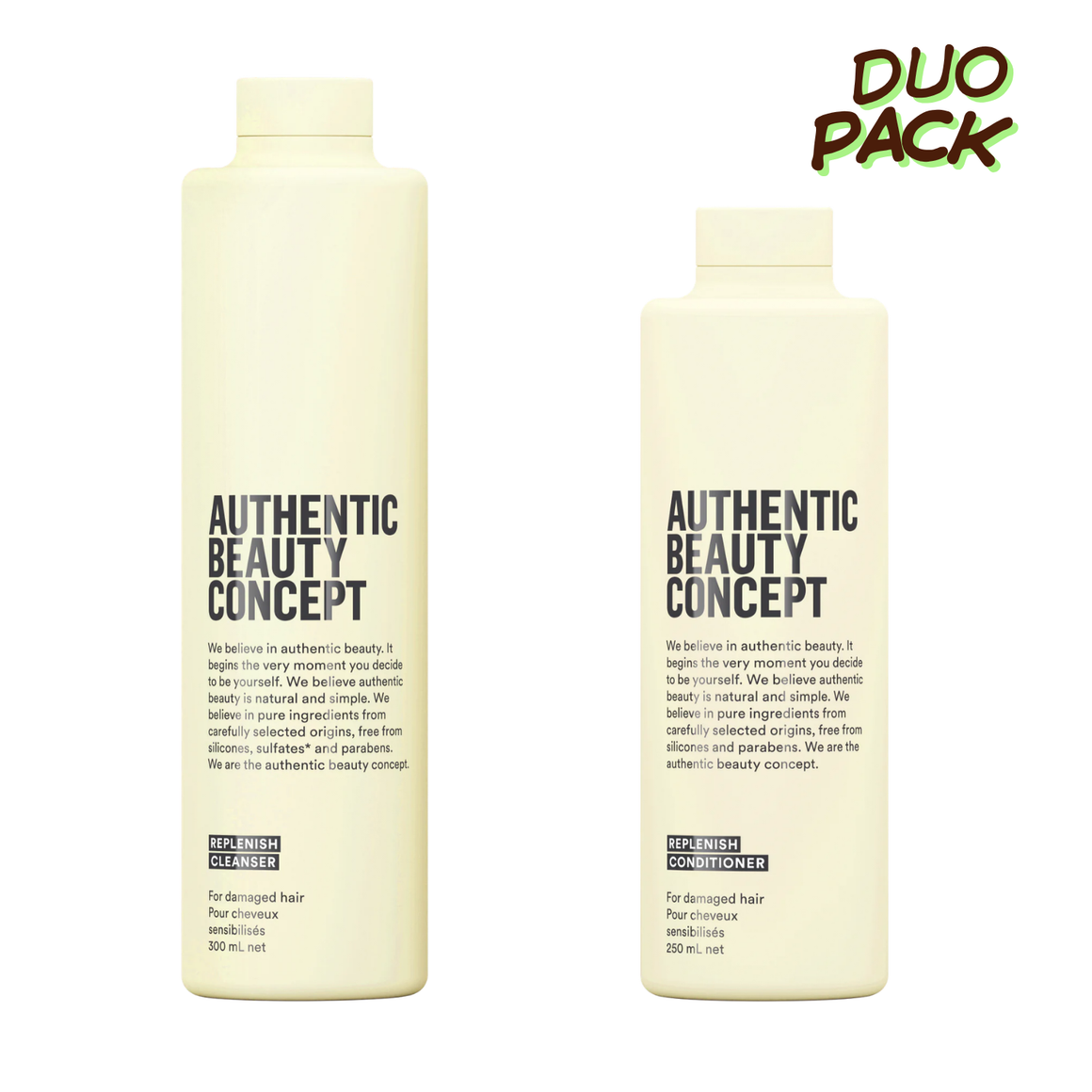 Authentic Beauty Concept Replenish Shampoo and Conditioner Duo Pack at Eds Hair Bramhall