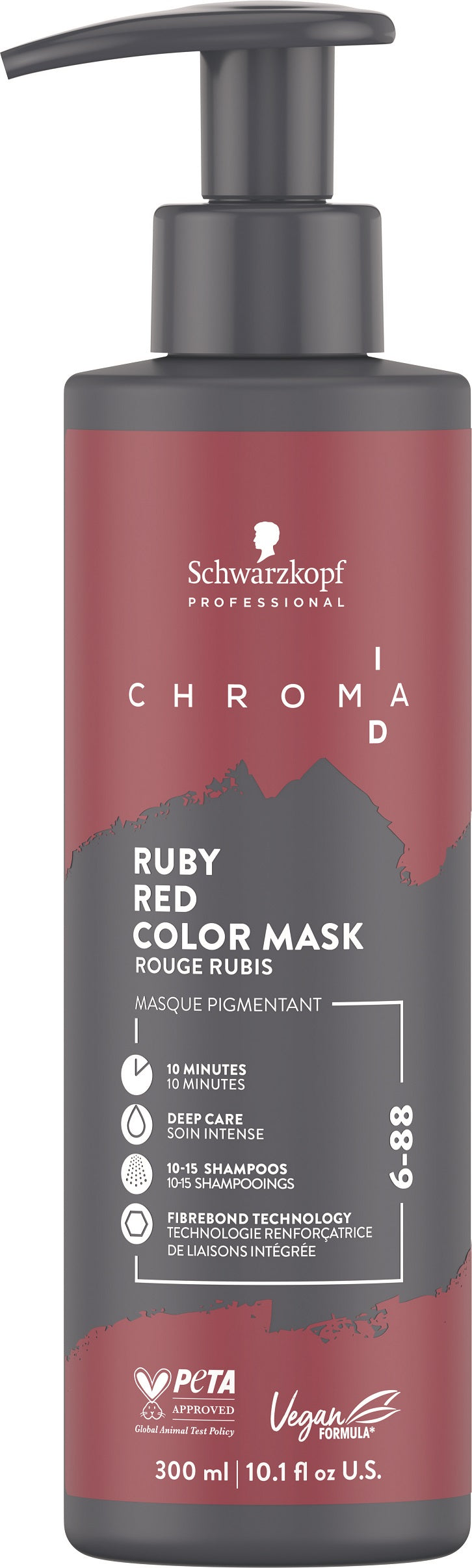 Schwarzkopf Professional Chroma ID 6-88 Ruby Red Bonding Color Mask at Eds Hair Bramhall