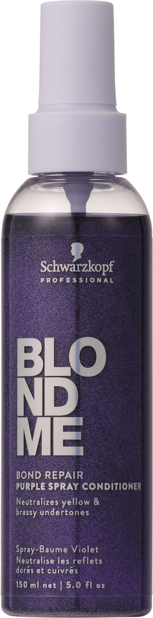 BlondMe Purple Spray Conditioner by Schwarzkopf Professional at Eds Hair Bramhall