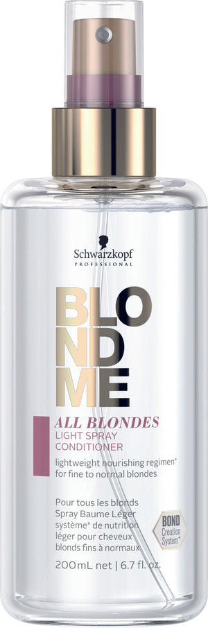 Schwarzkopf Professional BlondMe All Blondes Light Spray Conditioner 200ml at Eds Hair Bramhall