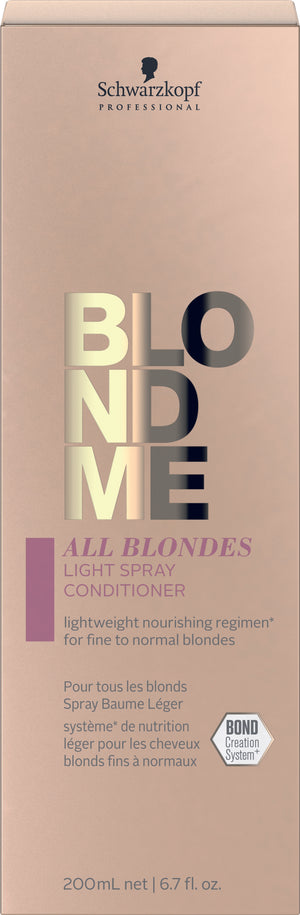 Schwarzkopf Professional BlondMe All Blondes Light Spray Conditioner 200ml at Eds Hair Bramhall