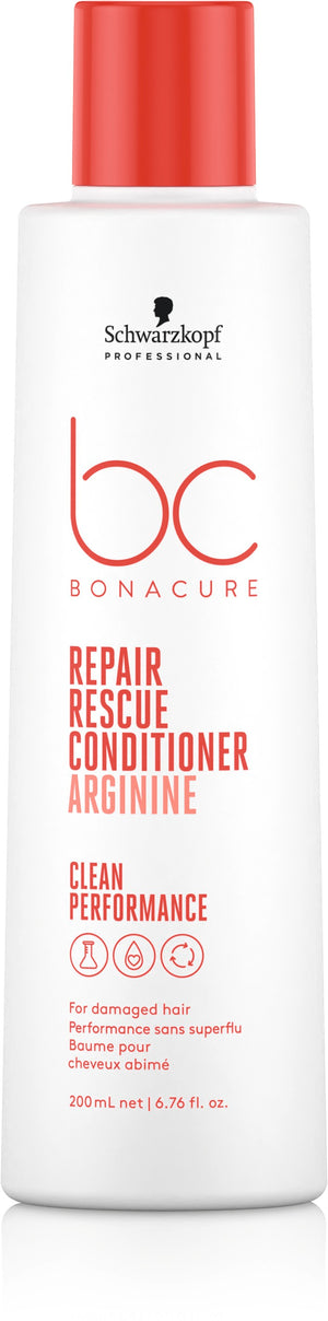 Schwarzkopf Professional BC Repair Rescue Conditioner (Arginine) 200ml at Eds Hair Bramhall
