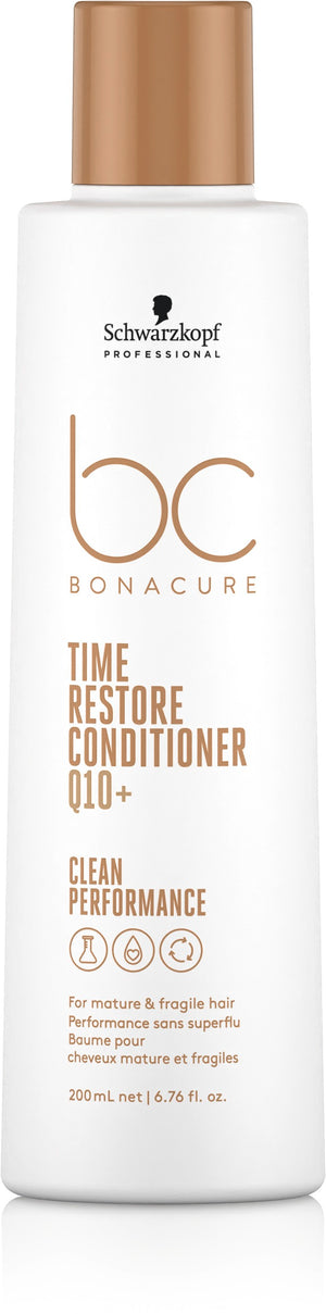 Schwarzkopf Professional BC Time Restore Conditioner Q10+ 200ml at Eds Hair Bramhall