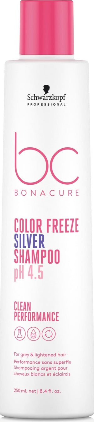 Schwarzkopf Professional BC Color Freeze Silver Shampoo 250ml at Eds Hair Bramhall
