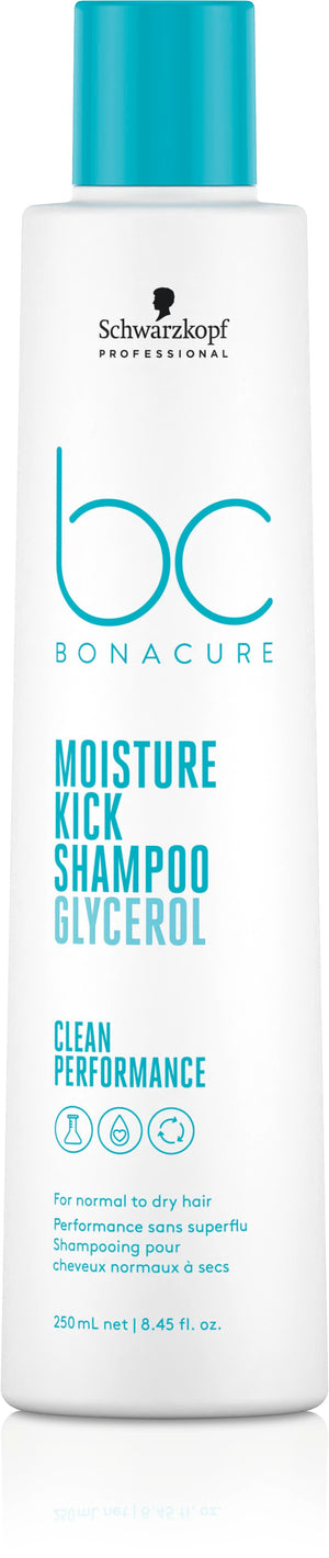 Schwarzkopf Professional BC Moisture Kick Shampoo (Glycerol) 250ml at Eds Hair Bramhall