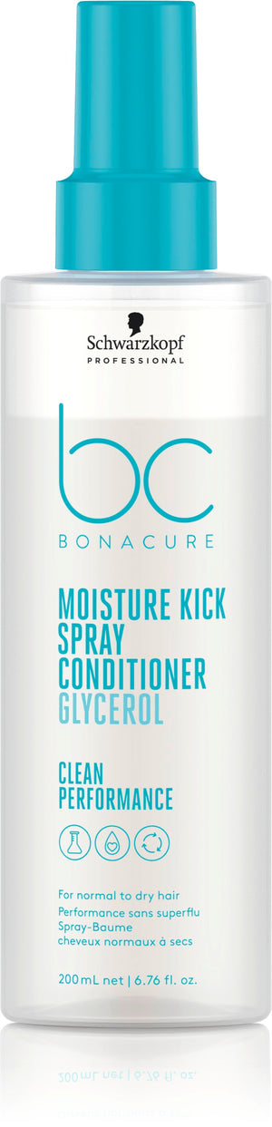 Schwarzkopf Professional BC Moisture Kick Spray Conditioner (Glycerol) 200ml at Eds Hair Bramhall
