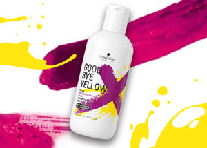 Schwarzkopf Professional Goodbye Yellow Neutralizing Shampoo 300ml available from Eds Bramhall